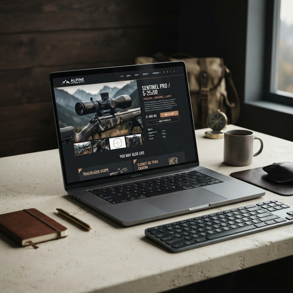 Deben optics e-commerce website